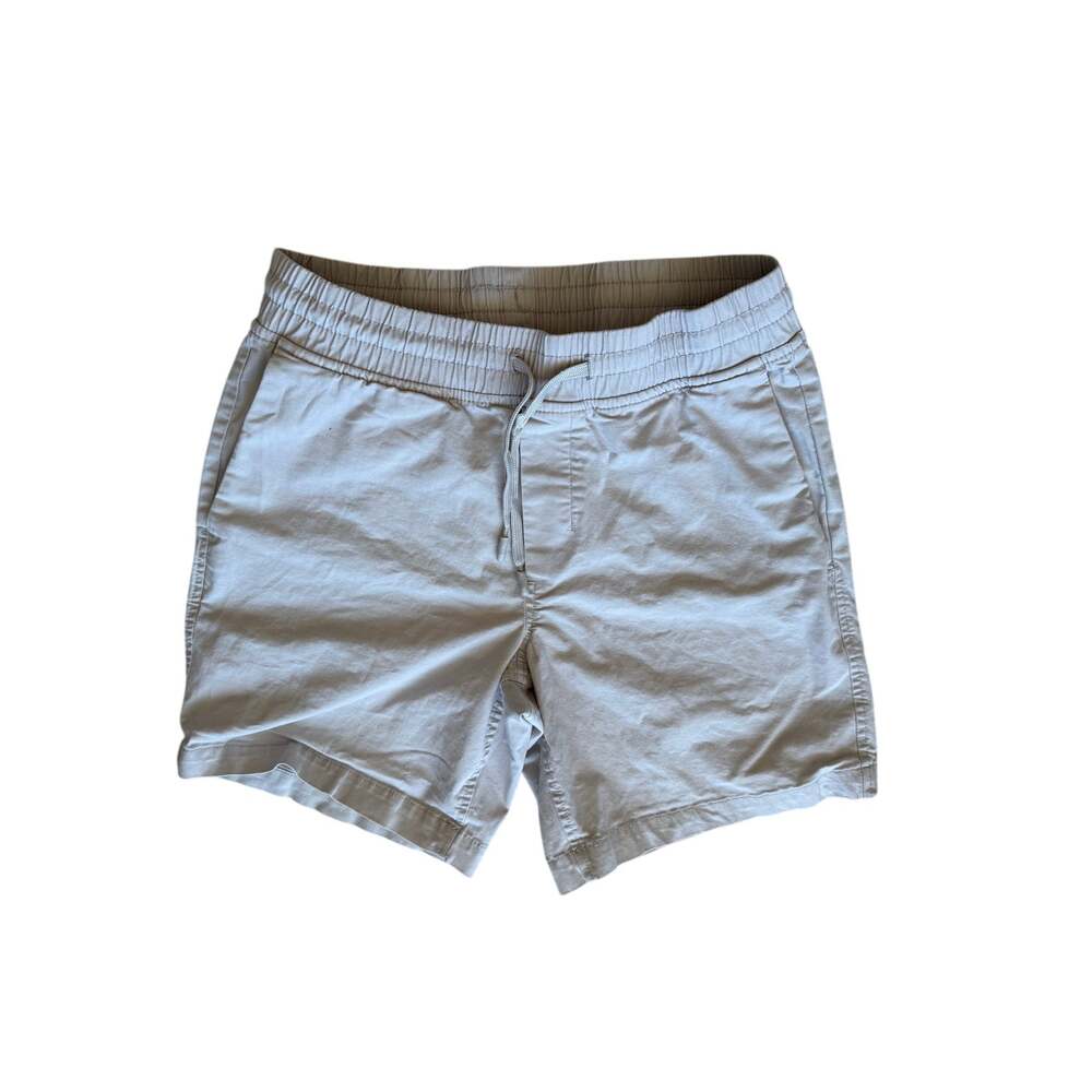 Calvin Klein Mens Chino Shorts Extra Small Grey Pull On Drawstring Casual